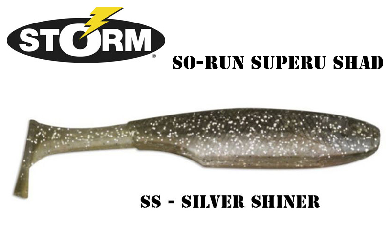Силиконовые приманки Storm So Run Super Shad 5 Silver Shiner