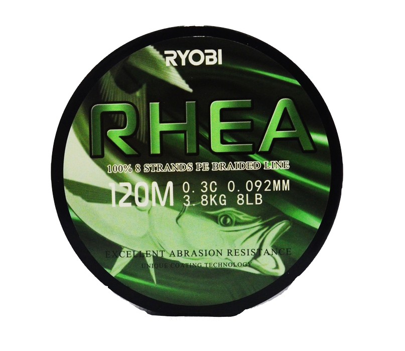 Шнур плетеный RYOBI RHEA X8 PE Dark Green 120m