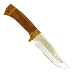 Нож разделочный Домбай с позолотой (РОСоружие)